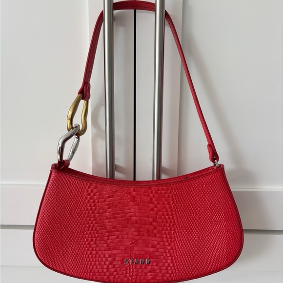 STAUD Handbags - Staud Ollie Leather Shoulder Bag